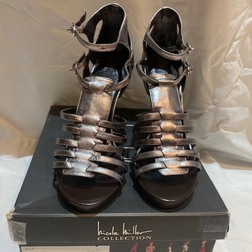 Nicole Miller Gladiator Platform Dress Sandal